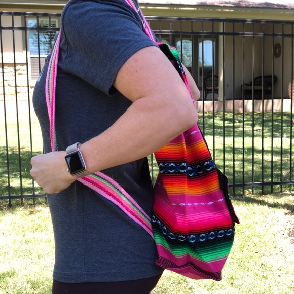 Colorful Serape backpack - Picture 2 of 5